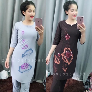 Đồ Lam Đi Chùa # Cách Tân Sẫm Sen
