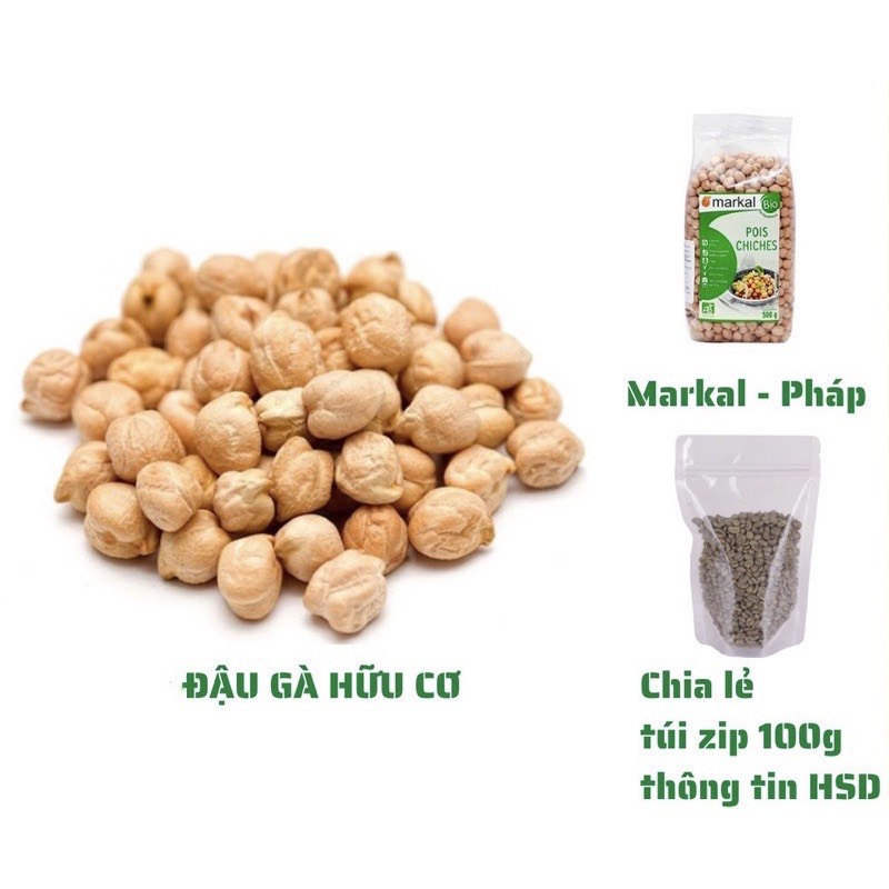 Đậu hạt hữu cơ cho bé ăn dặm có tách lẻ túi zip 50g -100g