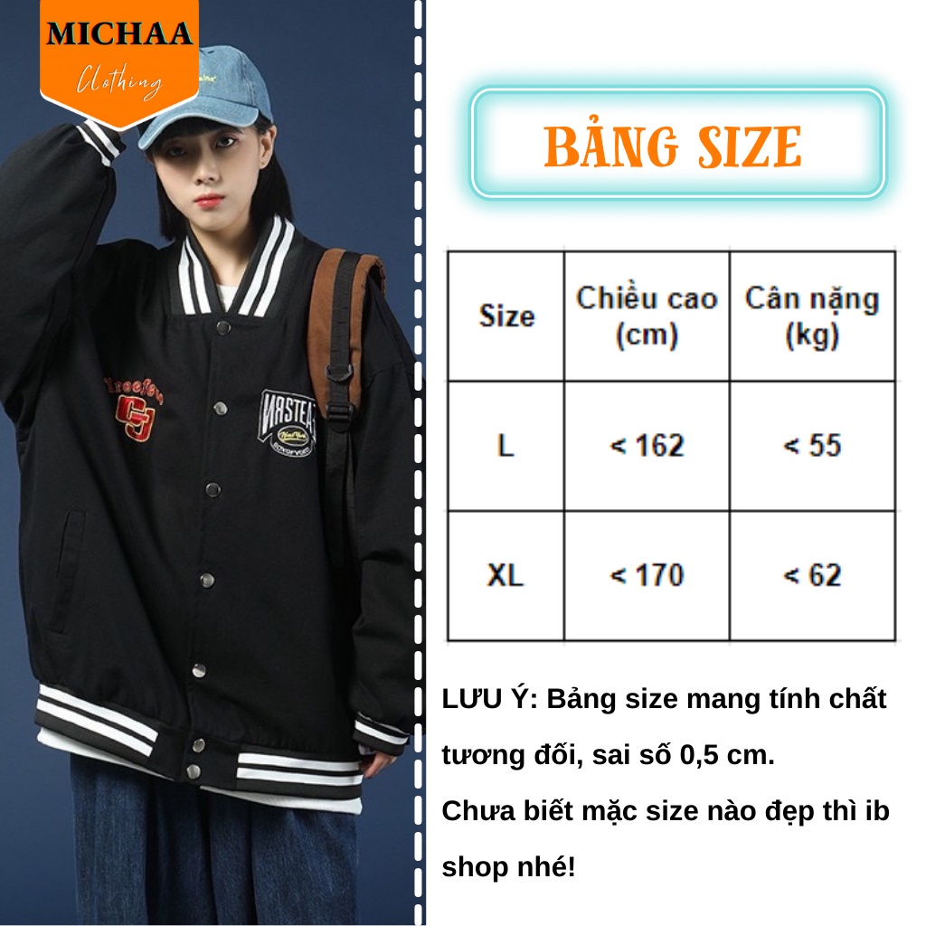 Áo Khoác Bomber Dù GJ Nam Nữ Ulzzang Unisex From Rộng Chống Nắng Jacket - MICHAA