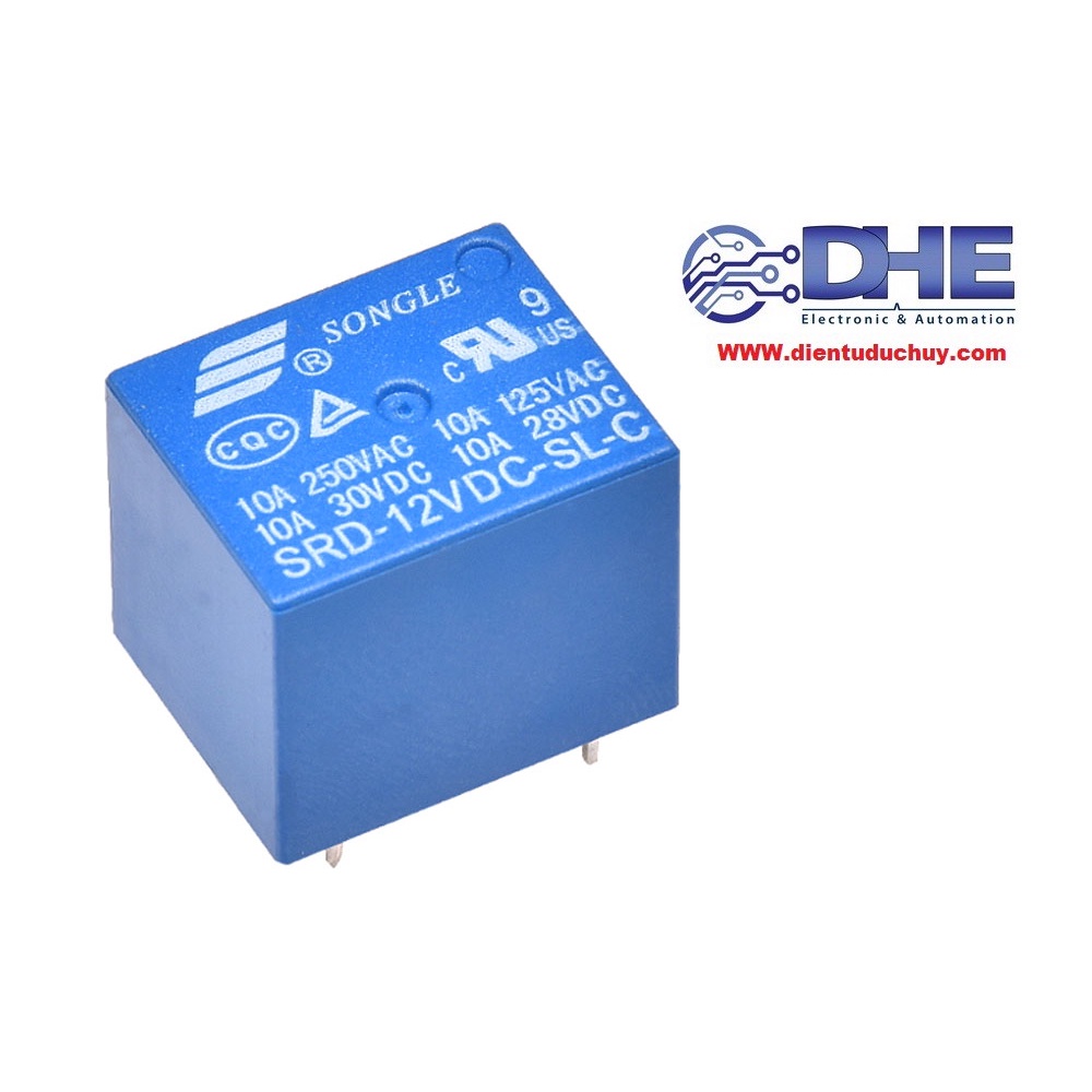 RELAY HÀN PCB - 5 CHÂN - SONGLE  - ĐIỆN ÁP 5V/12V/24VDC