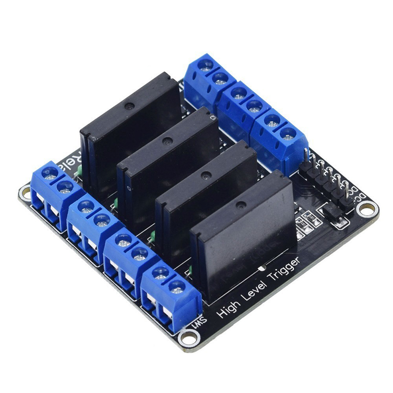 Mô Đun Rơ Le 5V 4 Kênh OMRON SSR 250V 2A Cho Arduino