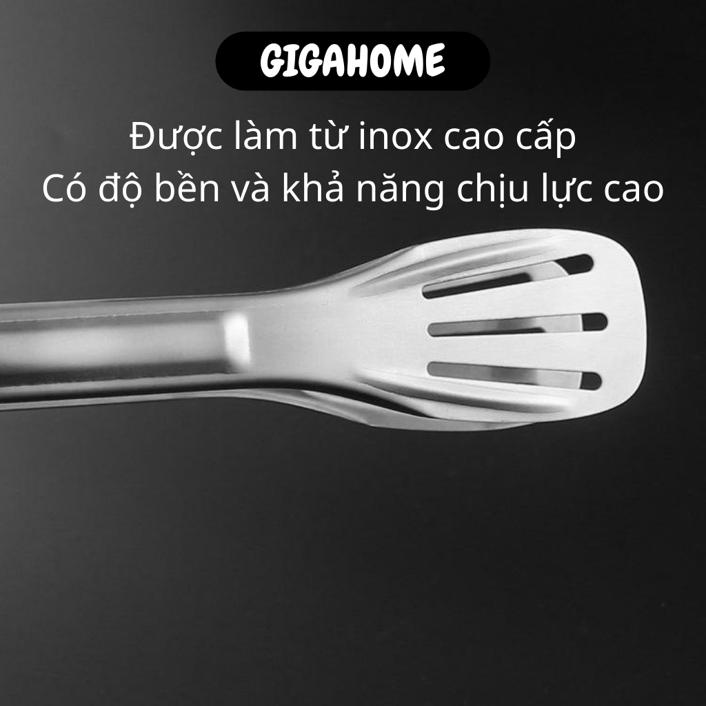 Dụng Cụ Gắp Bánh, Kẹp Thịt Nướng Inox GIGAHOME Chống Trượt Tiện Lợi 5603