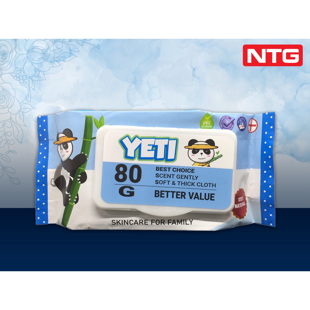Khăn ướt JETI XANH 80g, sản phẩm dành cho bé, Không mùi, Hàng xuất khẩu, Giá siêu tiết kiệm