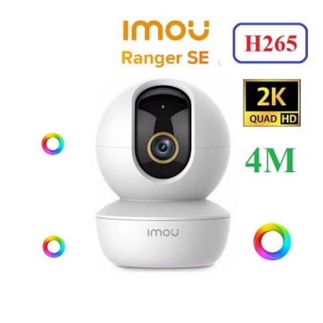 Dahua Imou Ranger SE Camera An Ninh Wifi 360 2mp,4mp Camera Không Dây, đàm thoại hai chiều, theo dõi chuyển động.