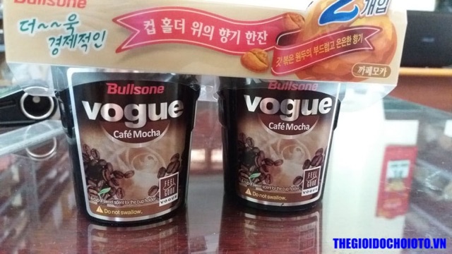 Set 2 cốc sáp cafe mocha - sáp cafe trên xe hơi - nước hoa ô tô mùi cực thơm không gây hắc khó chịu