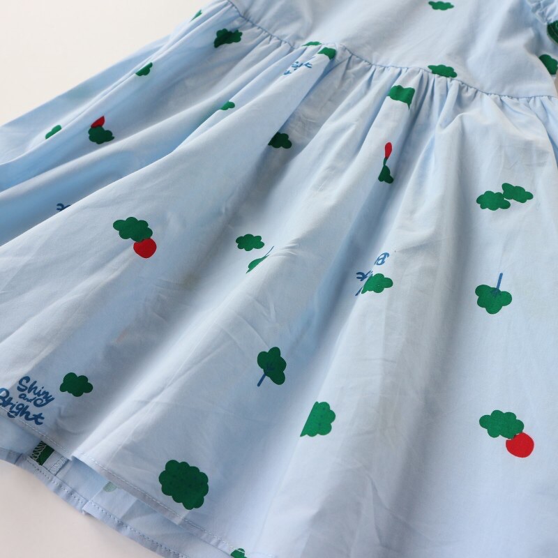 Váy bé gái Balabala 4-6 tuổi Váy ngắn tay cánh tiên giản dị cotton cao cấp V 0521