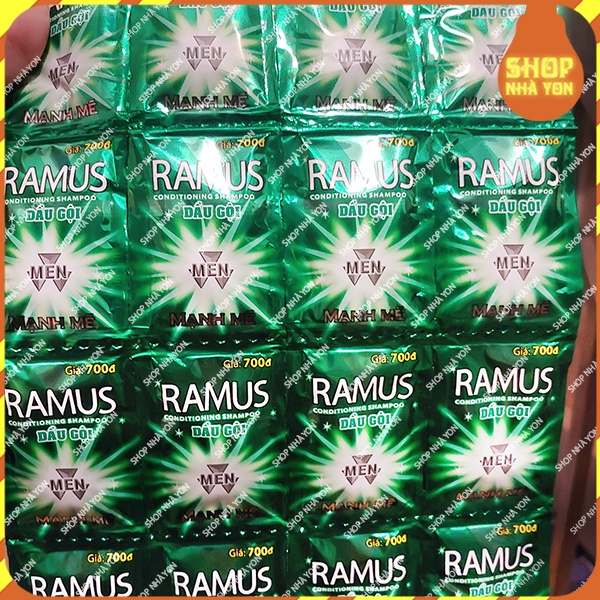 120 bịch dầu gội đầu nam Ramus Men hương thơm tinh dầu nước hoa Ramano Classic nam tính
