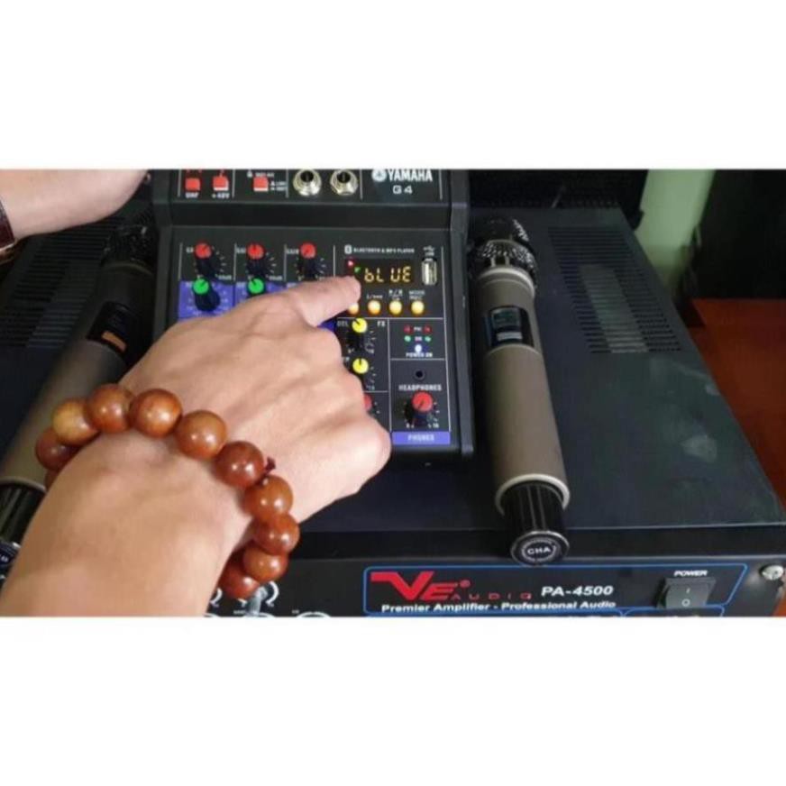 Mixer Yamaha G4 USB - Mixer Chuyên Karaoke, Livestream, Thu Âm Cao Cấp- Tặng Kèm 2 Micro Không Dây☀️Chính Hãng☀️BigSun☀️