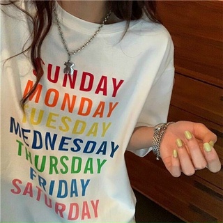 Áo thun nam nữ unisex Monday,Tusday... chất thun cotton 100% mềm mịn, co giãn tốt