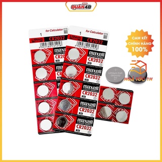 Pin cmos maxell cr2032 3v - lithium battery - hàng chính hãng
