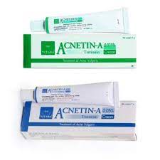 Kem Thái Lan Acnectin A và  Retacnyl giúp giảm mụn, chống lão hoá 0.025% và 0.05%