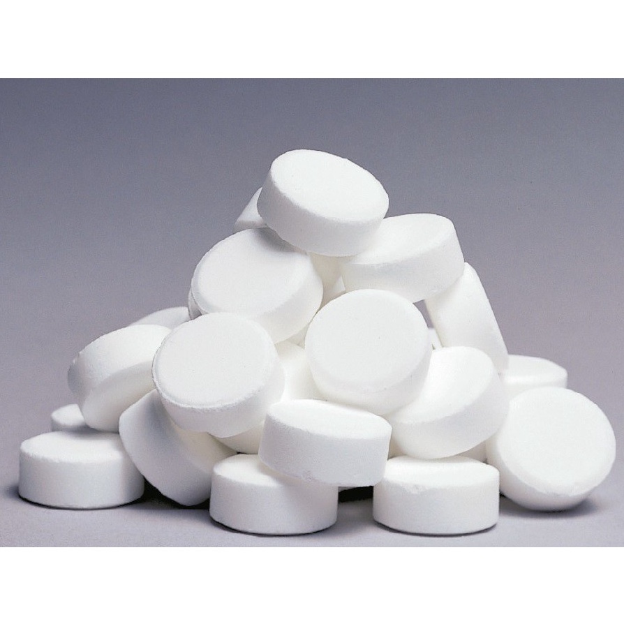 Viên Muối Tinh NaCl 0.9% Pha với nước, vệ sinh răng miệng - Lọ 50 viên