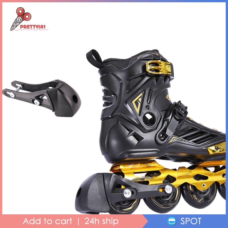 [Prettyia1] Phụ Kiện Chặn Phanh Xe Trượt Patin Bằng Nhựa Màu Đen Thông Dụng