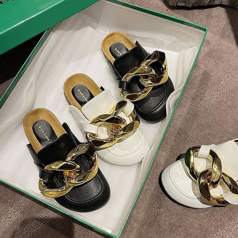 Dép Quai Ngang Đế Dày Thiết Kế Dễ Thương Thời Trang Cho Nữ