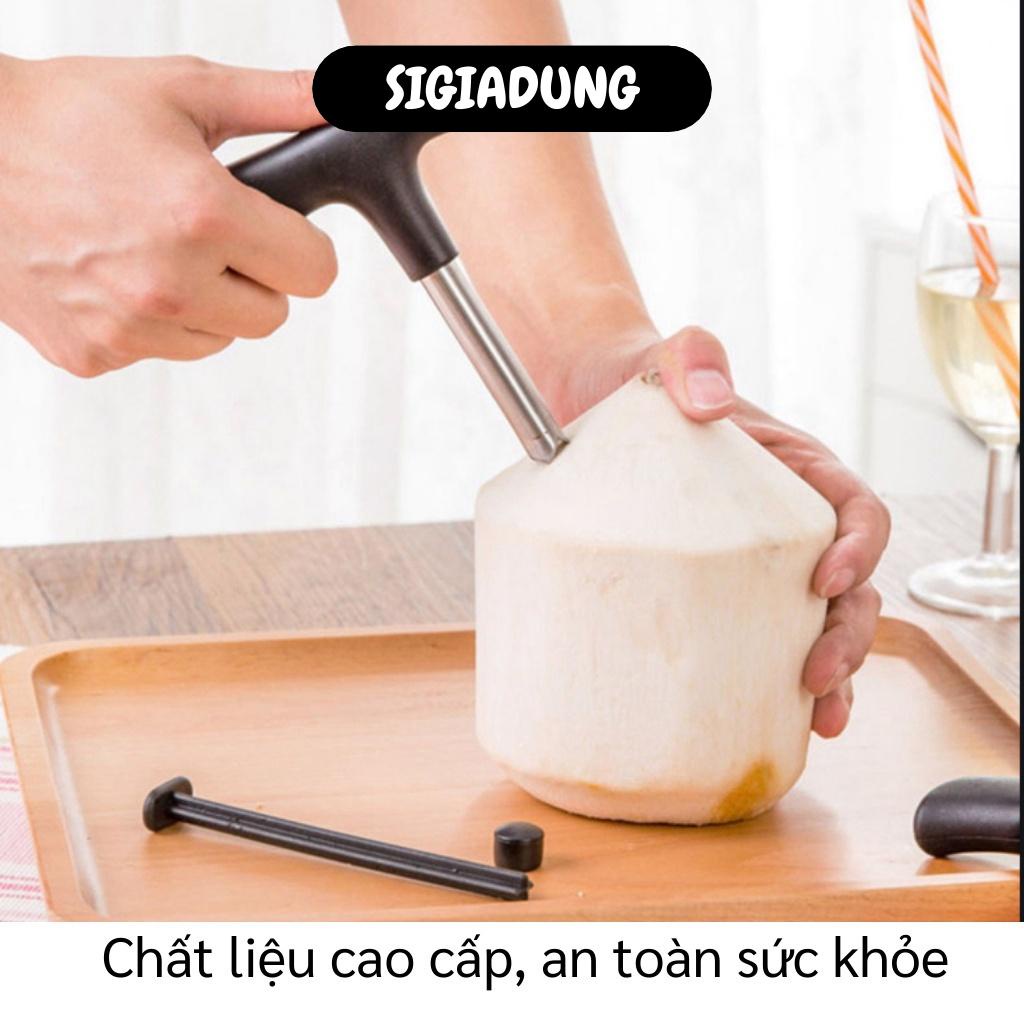 [SGD] Dụng Cụ Khui Dừa - Cây Đục Lỗ Quả Dừa Lấy Nước Bằng Tay Siêu Nhanh, Tiện Lợi  3983