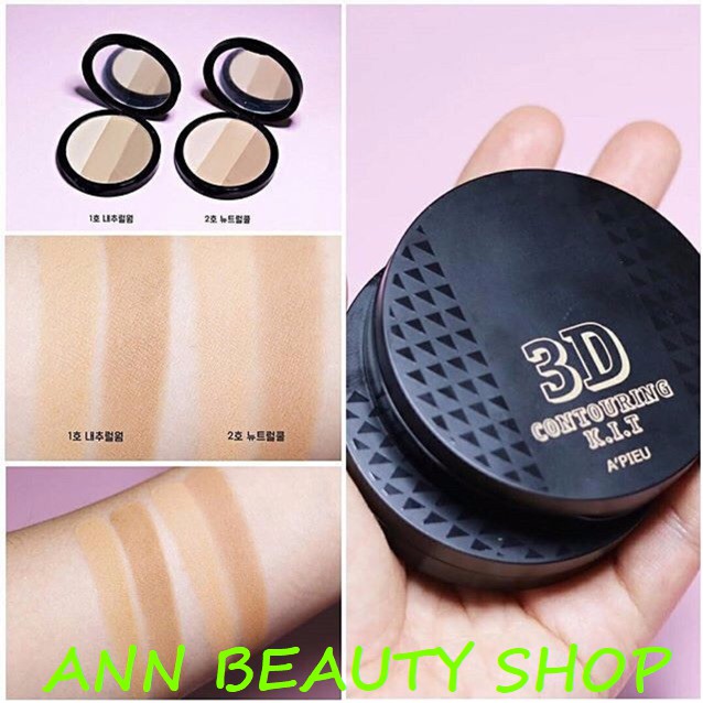 Phấn tạo khối A'pieu 3D Contouring KiT (Date 9/2022)