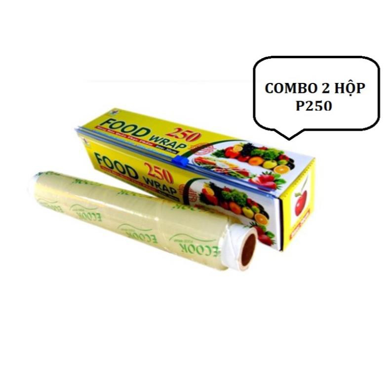 Combo 2 hộp màng bọc thực phẩm Ecook P250 ( 30cmx150Yard )