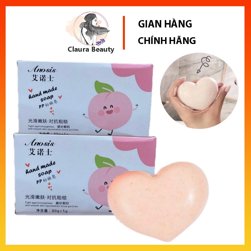 Xà Phòng Tắm Anosis Hương Đào (Hộp Trắng) Claura Beauty