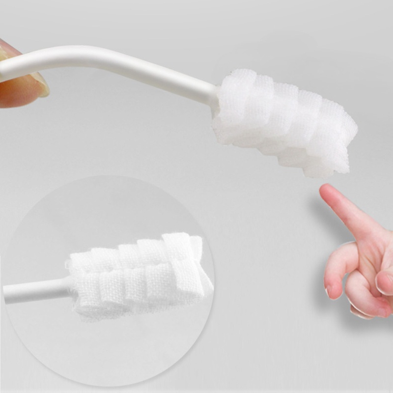 [Hàng mới về] Set 30 que bàn chải rơ lưỡi vệ sinh cho bé