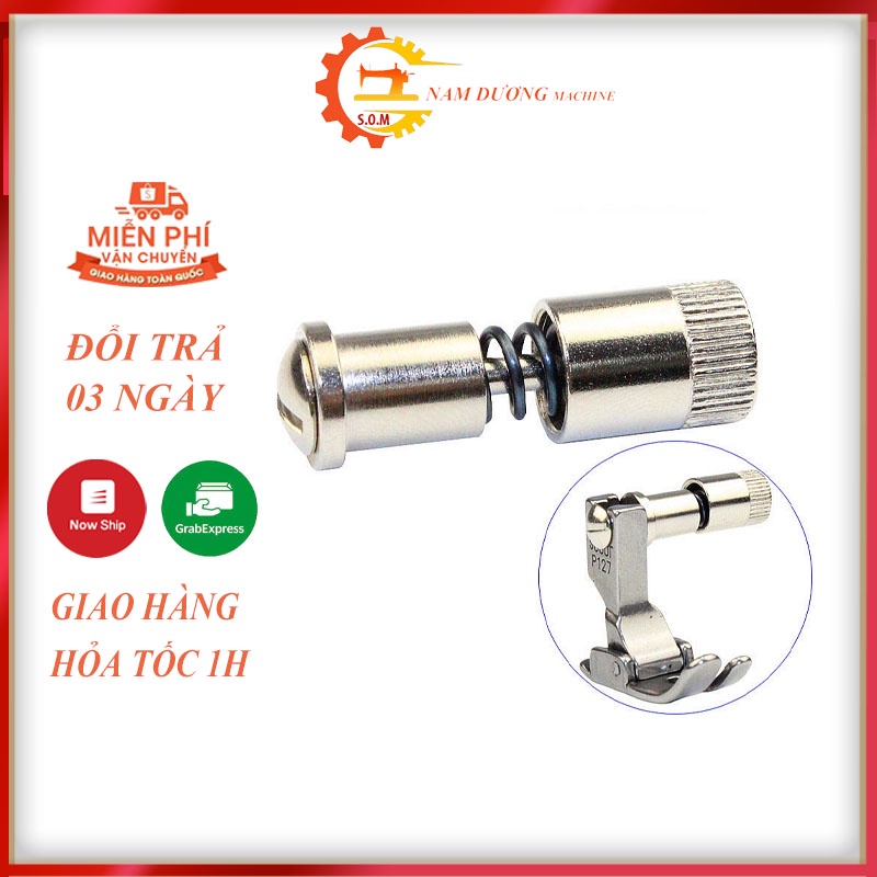 Ốc thay chân vịt &gt; ốc gắn chân vịt ko cần mở ốc &gt; dùng cho máy may 1 kim công nghiệp Juki - bother &gt;ốc chân vịt tiện lợ