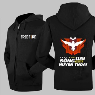 Siêu hot - áo khoác nỉ game free fire cực hot!! / áo cực chất