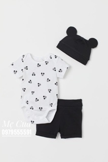 Set body 3 chi tiết HM cho bé trai