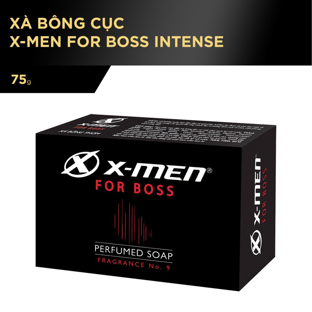 Xà Bông Cục X-Men For Boss Intense - Mùi Hương Trầm Đầy Nội Lực 75g | BigBuy360 - bigbuy360.vn