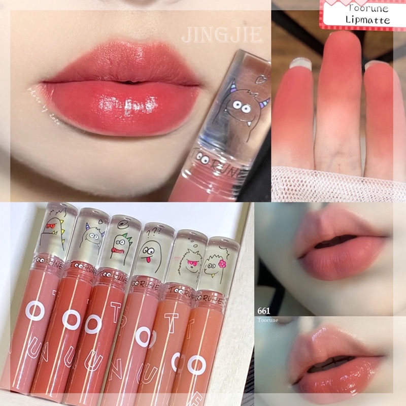 Son kem Toorune Sương mù thủy điện Sáng mới Đầu rau Son bóng Hydro-foggy New Bright Vegatable Head Lip Gloss