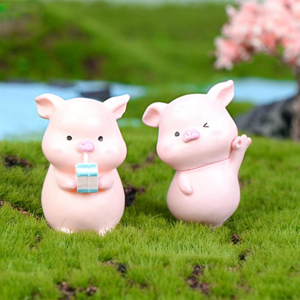 Mô Hình Chú Heo Trang Trí Tiểu Cảnh DIY