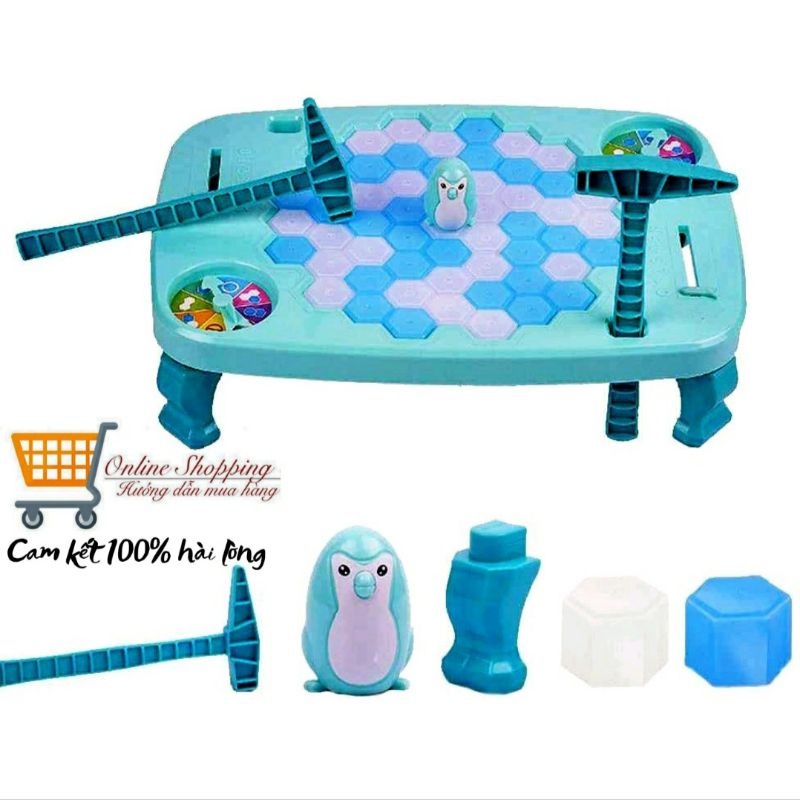 Đồ chơi phá băng giải cứu chim cánh cụt loại siêu to