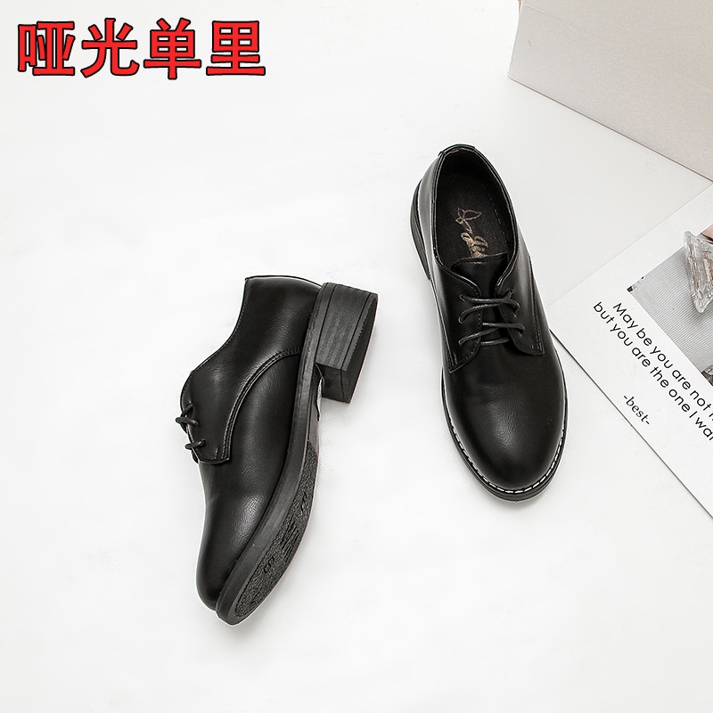 Giày Da Mũi Nhọn Phong Cách Hàn Quốc Đơn Giản Cho Nữ