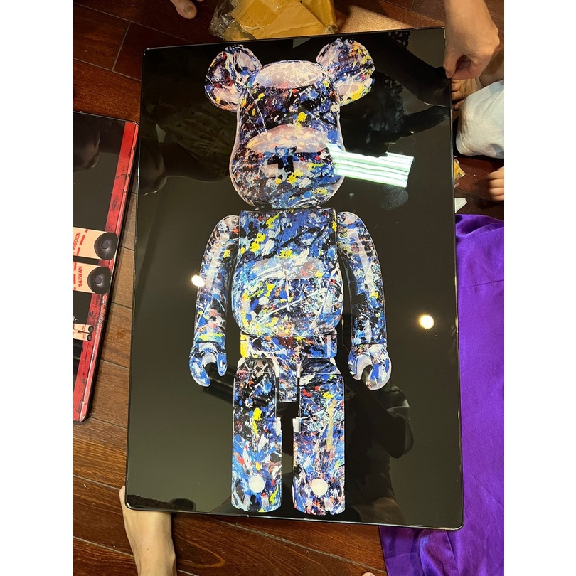 Tranh Treo Tường Gấu Bearbrick/ Kaws/ Toy Trang Trí Phòng Khách/ Game Gaming/ Phòng Ngủ/ Quán Quần Áo/ Quà Tặng