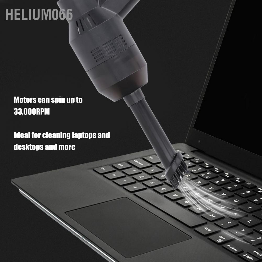 Cordless Electric Duster Compressed Air Portable for Keyboard PC Car Cleaning 33000RPM DC5V