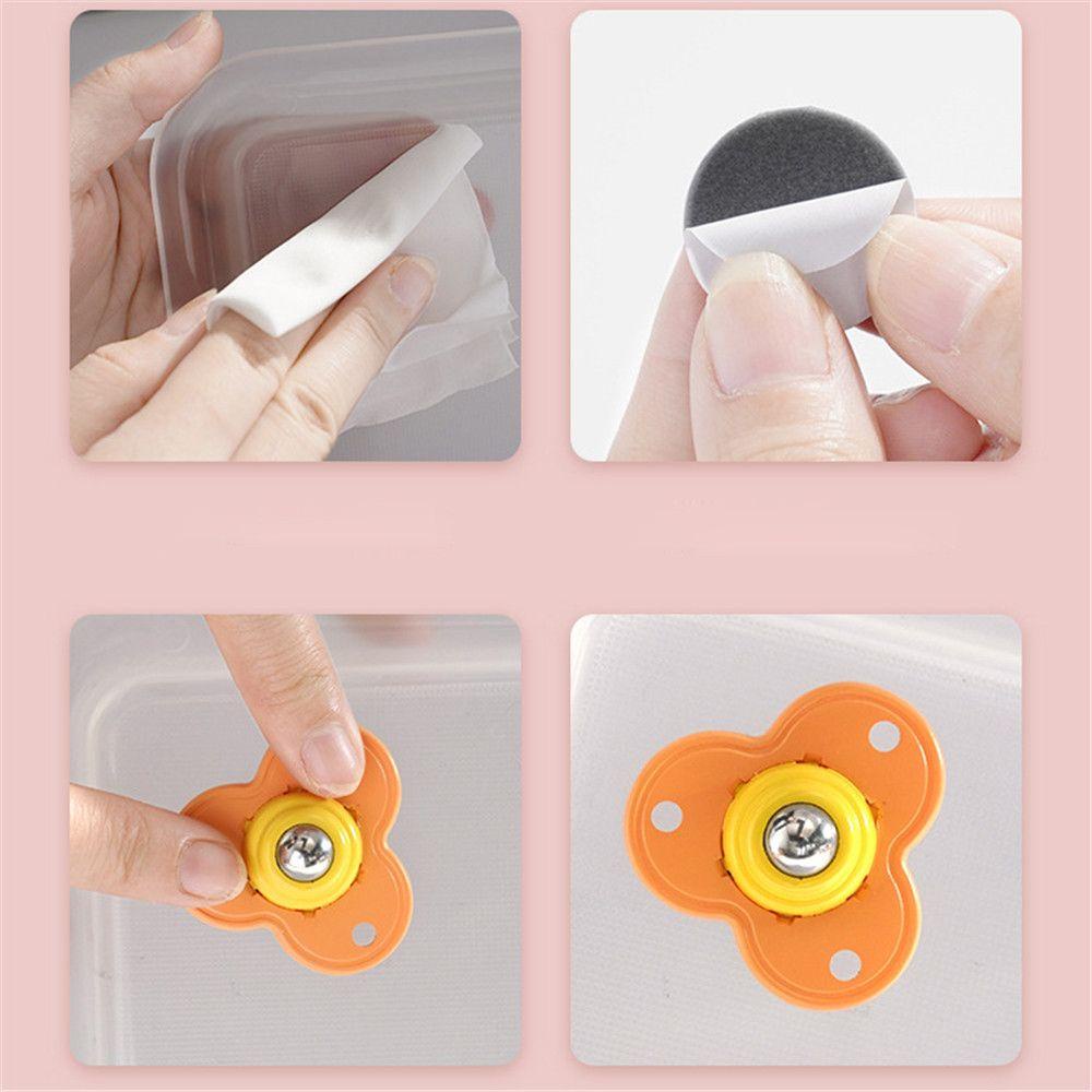 LANFY Bộ 4 Bánh Xe Lăn Bằng Nhựa Tự Dính Chịu Lực Tốt Chuyên Dụng Cho Nhà Bếp