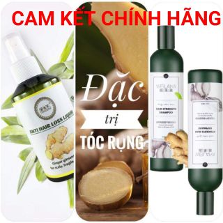 Combo gội xả weilaiya _ xịt gừng kích mọc tóc