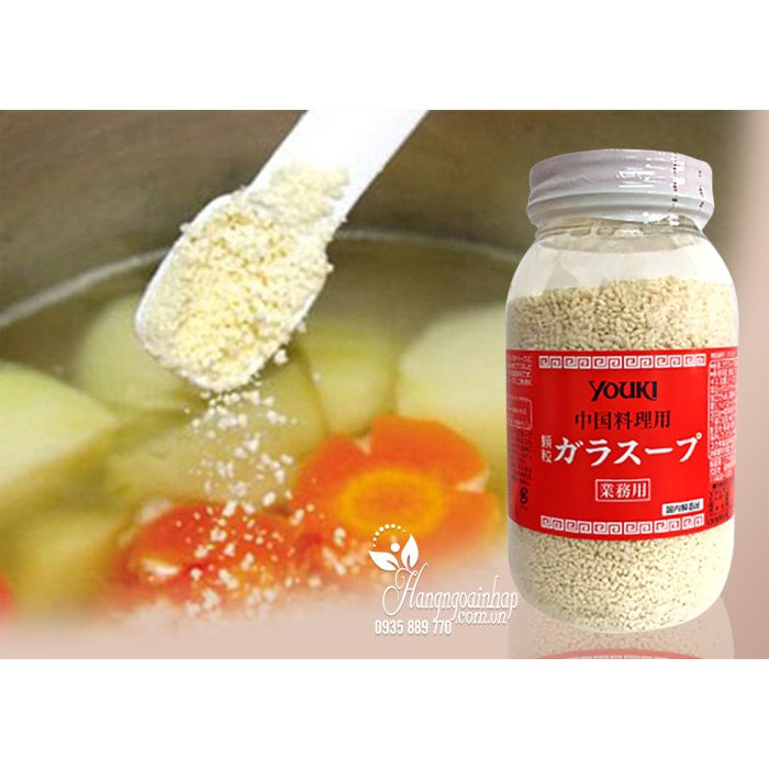 Hạt nêm Gà Youki 500gram Nhật Bản - bột nêm gia vị ngon Nhật bản