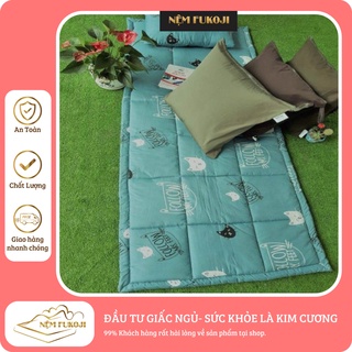 Đệm ngủ văn phòng gấp gọn, nằm văn phòng, nệm du lịch kích thước 85x190cm Tặng kèm gốI
