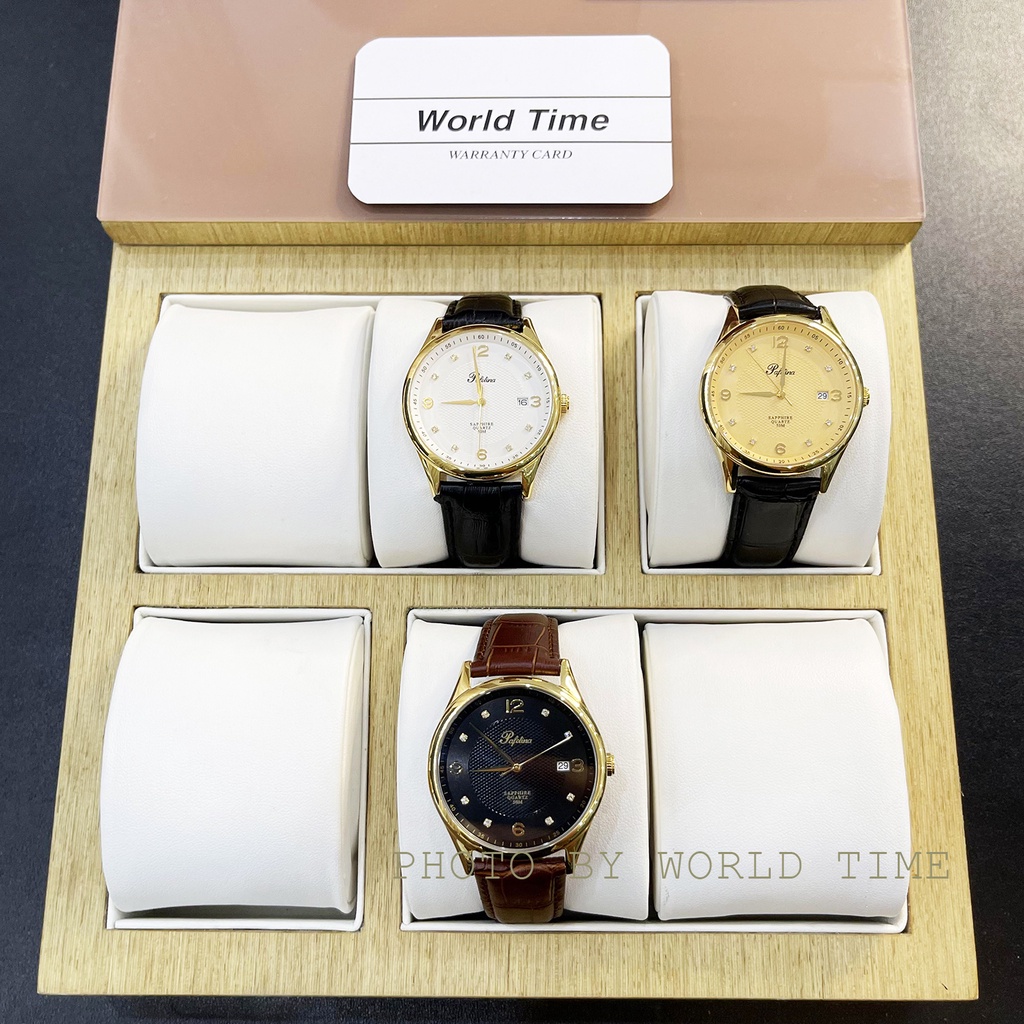 Đồng Hồ Nam Pafolina 5033M dây da Chính Hãng Full Box , Kính Sapphire Chống Xước - Chống Nước 5ATM - Bảo hành 3 năm