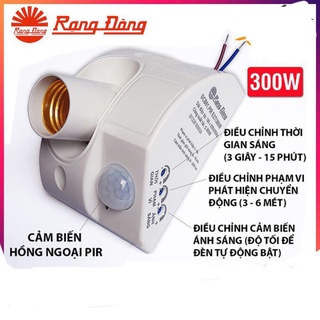 Đui đèn cảm biến rạng đông