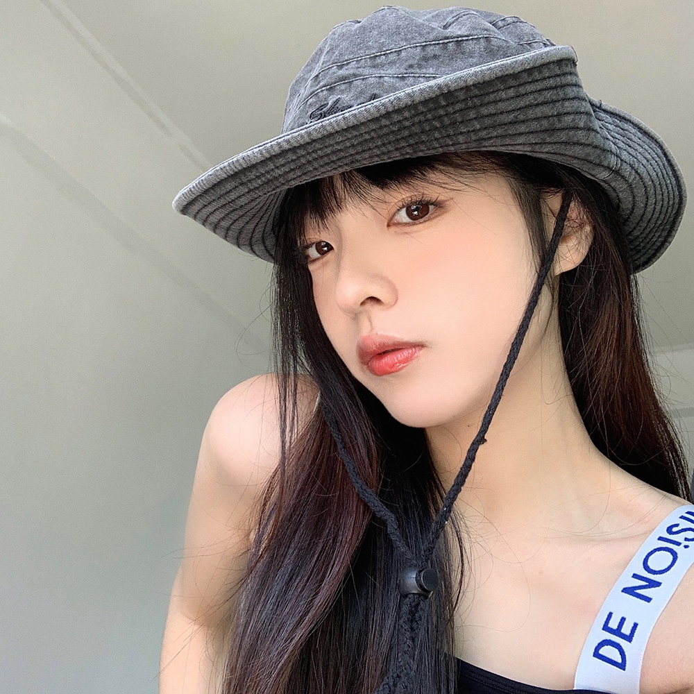 Nón Tai Bèo Vành Rộng Che Nắng Kiểu Cao Bồi Phương Tây Cá Tính