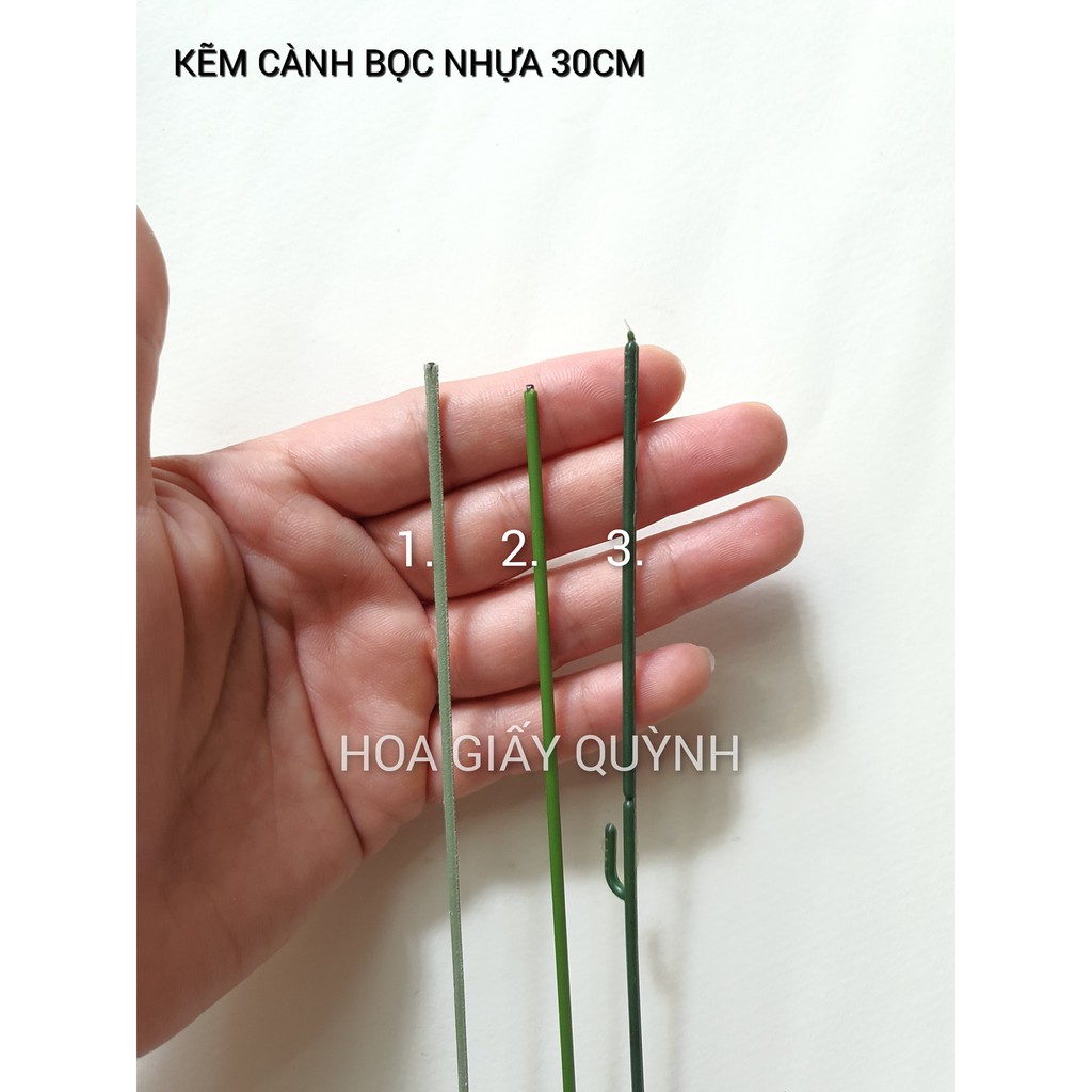 Kẽm Cành bọc nhựa 30cm - bó 100 cây