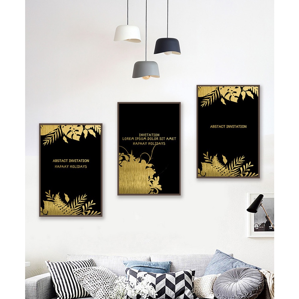 In hình ép gỗ Laminate TRANH TRỪU TƯỢNG - Mẫu 20 (3 HCN 3x20x30, 3x30x40, 3x40x60). In ảnh theo yêu cầu