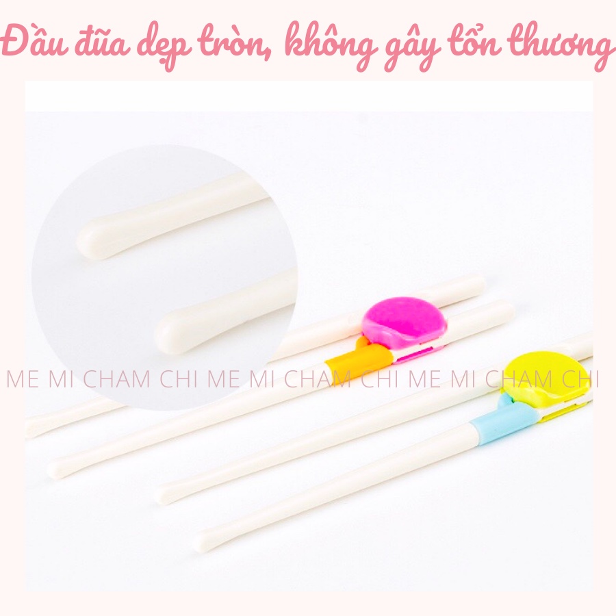 Đũa Tập Ăn Cho Bé Xuất Nhật Bằng Nhựa Abs An Toàn Chịu Nhiệt Tốt