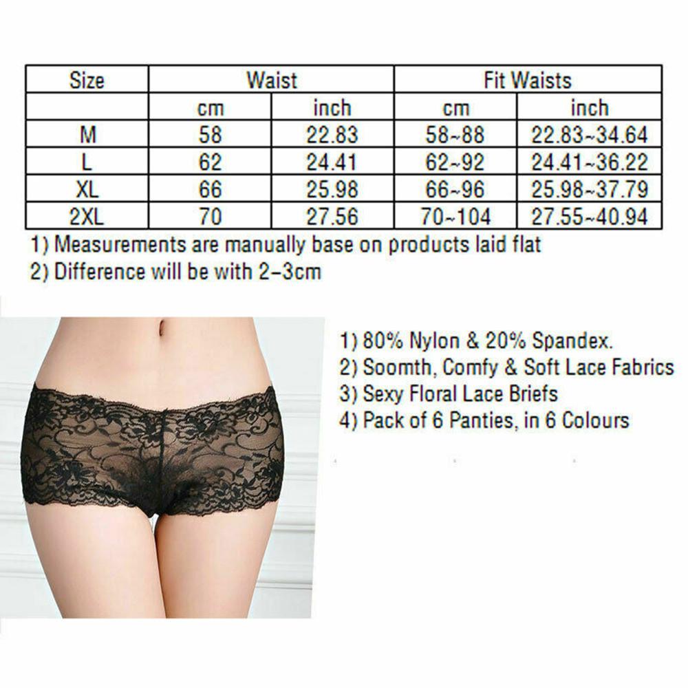HS Set 6 Quần Lót Nữ Không Đường May Thoáng Khí