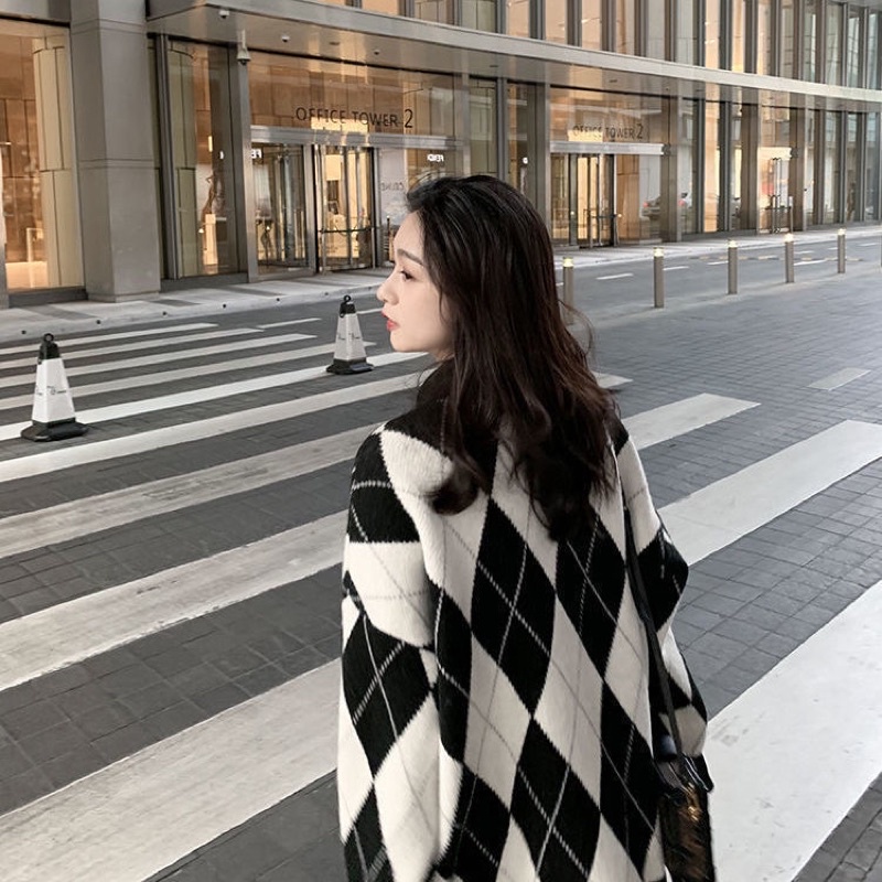 FREESHIP- ÁO CADIGAN KẺ SỌC PHONG CÁCH HÀN QUỐC | BigBuy360 - bigbuy360.vn