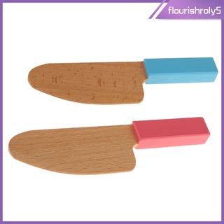 Set 2 Dao Đồ Chơi Mini Bằng Gỗ Cho Bé