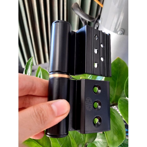 Bản lề cối AG đệm đồng, lắp khe chuẩn 4 li cửa nhôm hệ vát cạnh