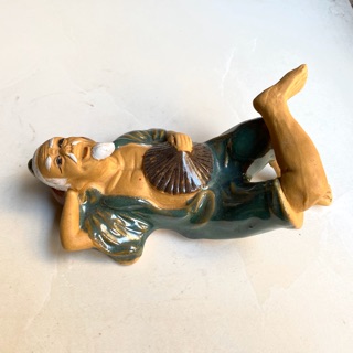 Ông há miệng chờ sung - Phụ kiện trang trí tiểu cảnh hồ cá, bể cá, hòn non bộ, sân vườn