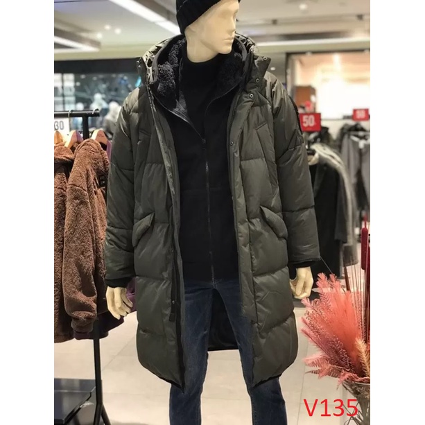 Áo phao dáng dài Xuất Hàn Quốc hiệu HUM Chính Hãng , chuẩn Store