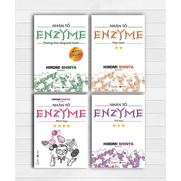 Sách - Nhân Tố Enzyme (Trọn Bộ 4 Cuốn) - Tái Bản